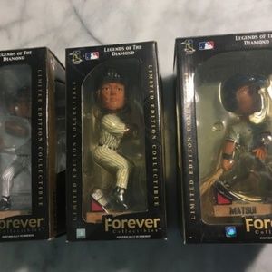 MATSUI HIDEKI 3 BUBBLE HEADS NEW IN BOX